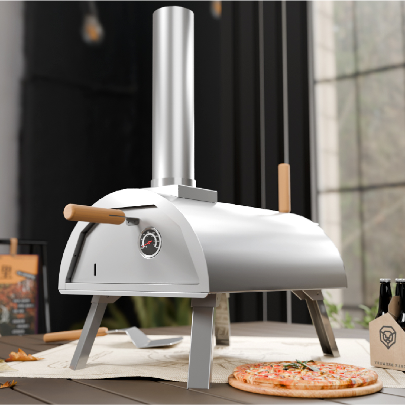 Premium Portable Wood-Fired Pizza Oven – Stainless Steel Outdoor Pizza Oven for Camping & Backyard Cooking