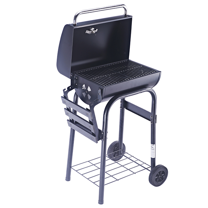 Portable Charcoal BBQ Grill – Outdoor Stainless Steel Barbecue Smoker for Camping & Backyard