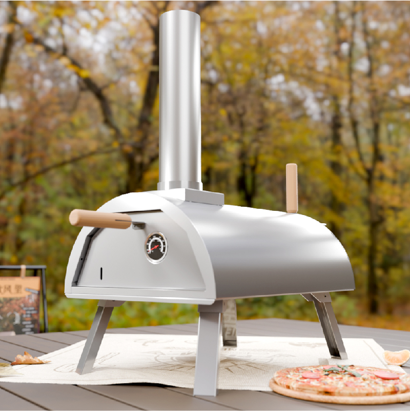 Premium Portable Wood-Fired Pizza Oven – Stainless Steel Outdoor Pizza Oven for Camping & Backyard Cooking