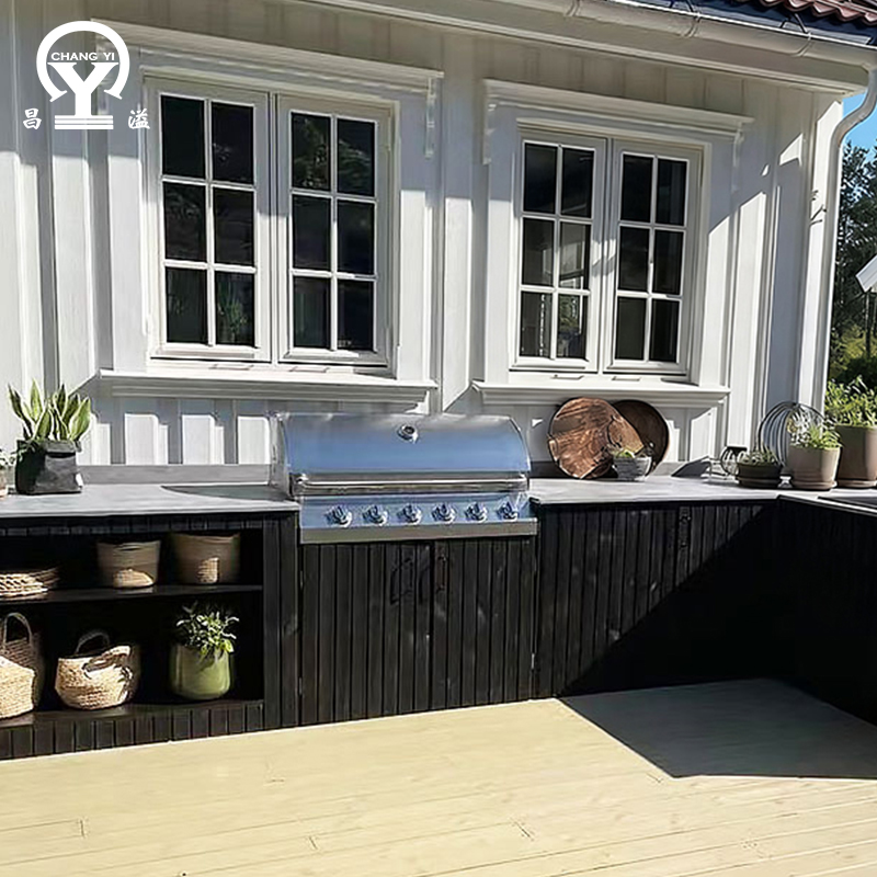 6-Burner Built-In Gas Grill – Heavy-Duty Stainless Steel BBQ Grill for Outdoor Kitchens