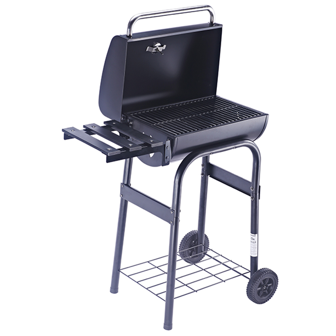 Portable Charcoal BBQ Grill – Outdoor Stainless Steel Barbecue Smoker for Camping & Backyard